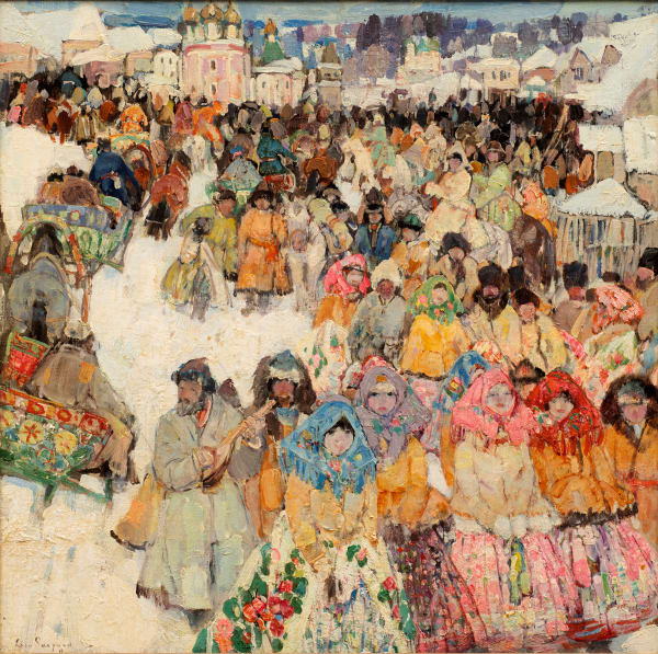 Leon Gaspard Russia, d. 1926 22 1/2 x 23 inches