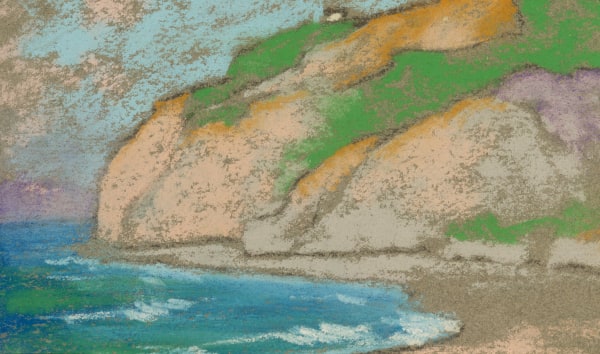 William Penhallow Henderson, Cliffs - Bidart, France, d. 1911