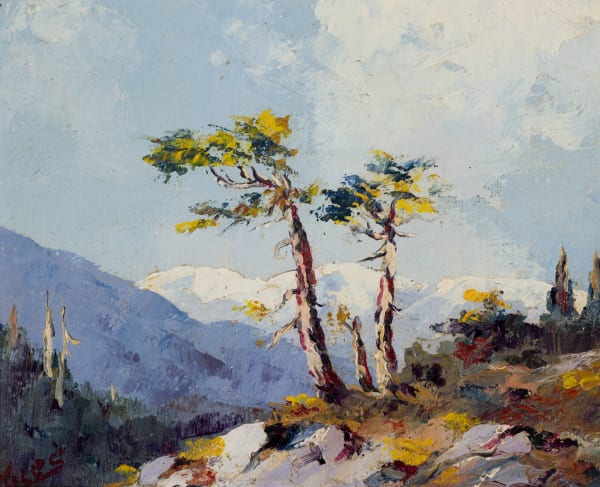 Jules B. Dahlager, Windswept Trees, Southeastern Alaska