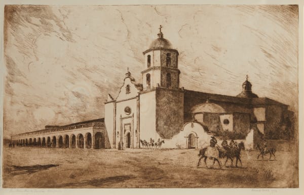 Edward Borein, Mission San Luis Rey, No. 1