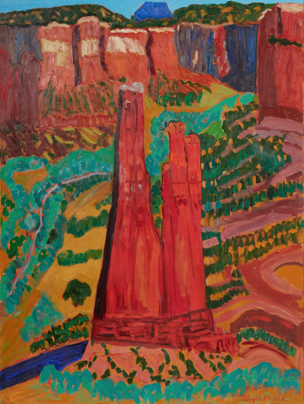 Alyce K. Frank - Spider Rock, Canyon de Chelly, May 2001
