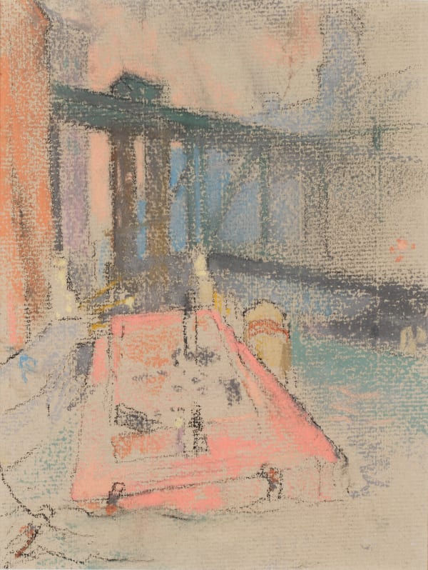 William Penhallow Henderson, Barge-Chicago River, per-1916