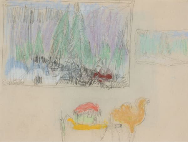 Leon Gaspard, Sketches of a Forest and a Camel