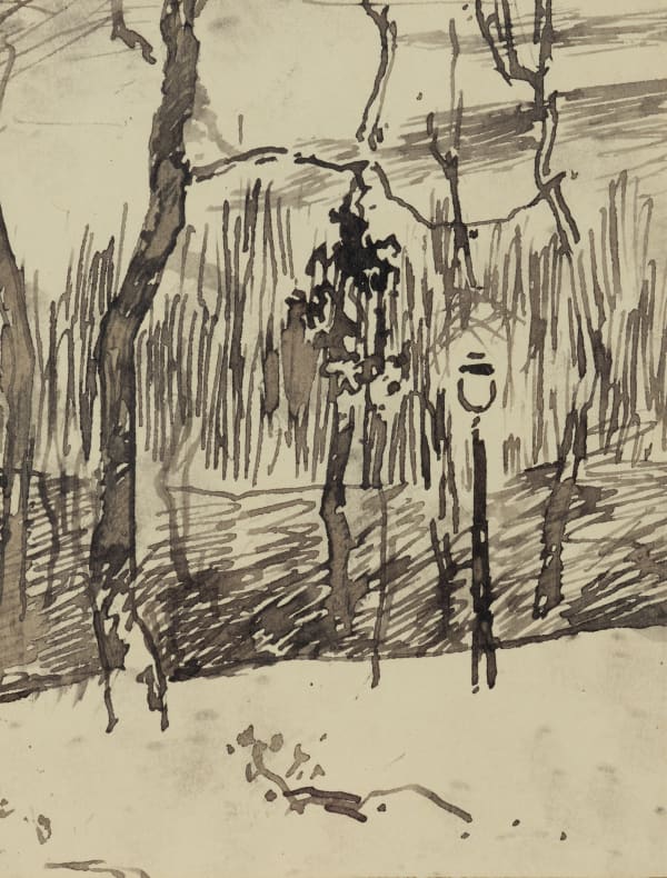 William Penhallow Henderson, Gas Lamp - Lake Bluff, c. 1910