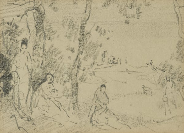 William Penhallow Henderson, Figures in a Sunken Garden