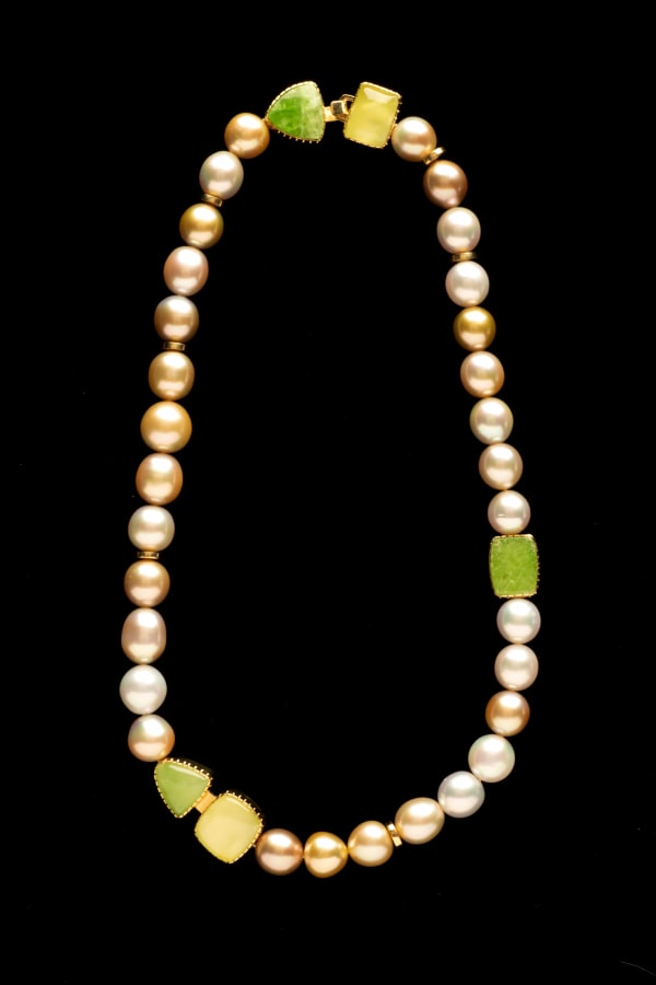 Yazzie Johnson and Gail Bird Necklace, d. 2024 Drop length 10.5 inches