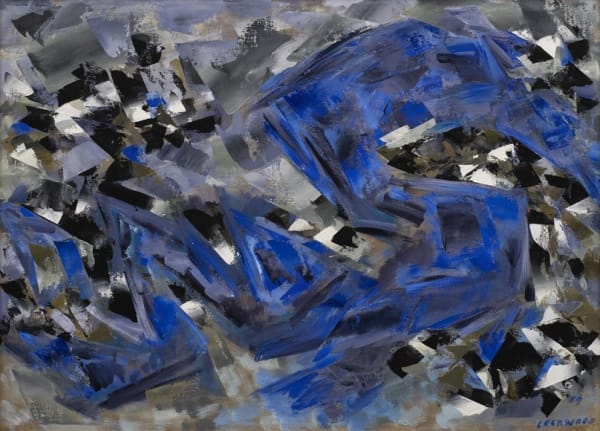Ward Lockwood Unfurled, d. 1959 36 x 50 inches