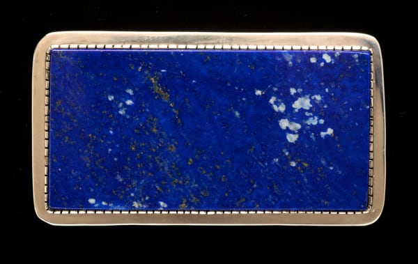 Yazzie Johnson and Gail Bird Belt Buckle, d. 2024 1 5/8 x 3 inches