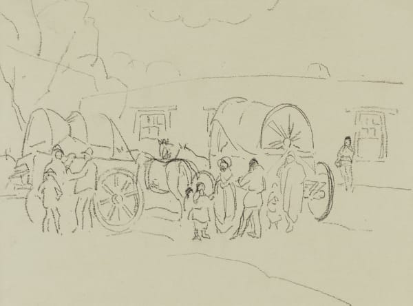 William Penhallow Henderson, People and Trade Wagons