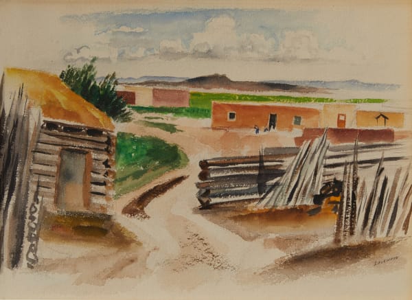 Ward Lockwood, Pedernal from Taos