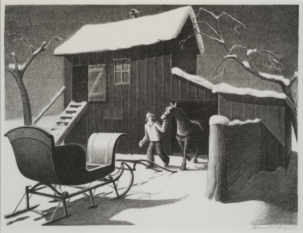 Grant Wood, December Afternoon, d. 1941