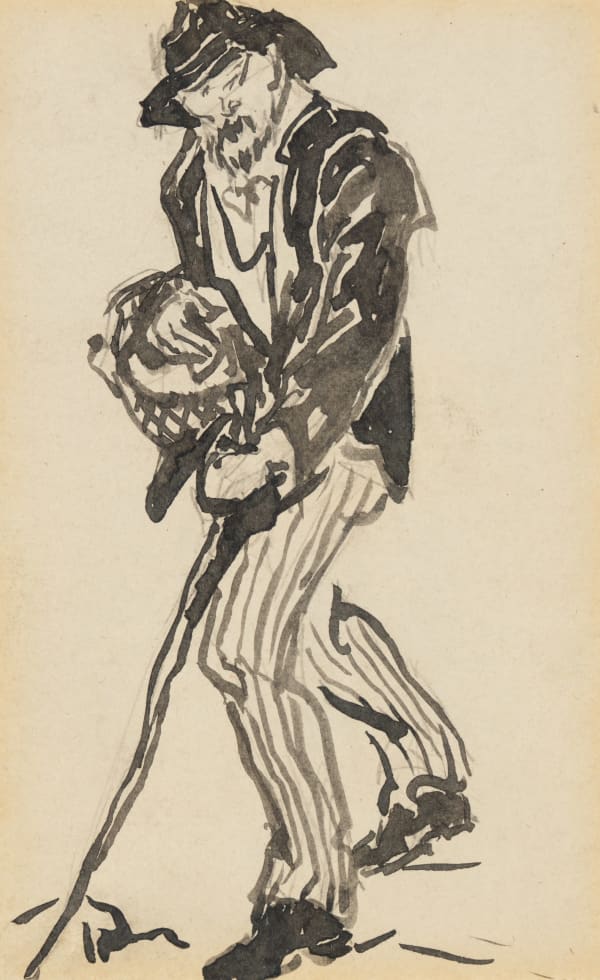 William Penhallow Henderson, Acequia Madre Blind Tamale Seller, d. 1916