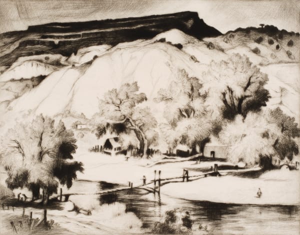 Gene Kloss, Rio Grande Footbridge, d. 1948