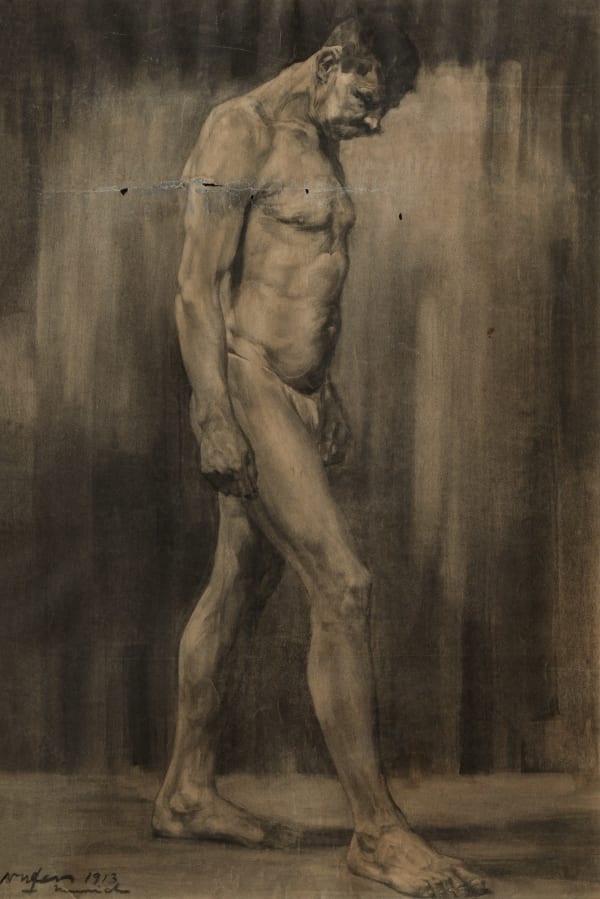 Walter Ufer - Academic Figure Drawing, d. 1913