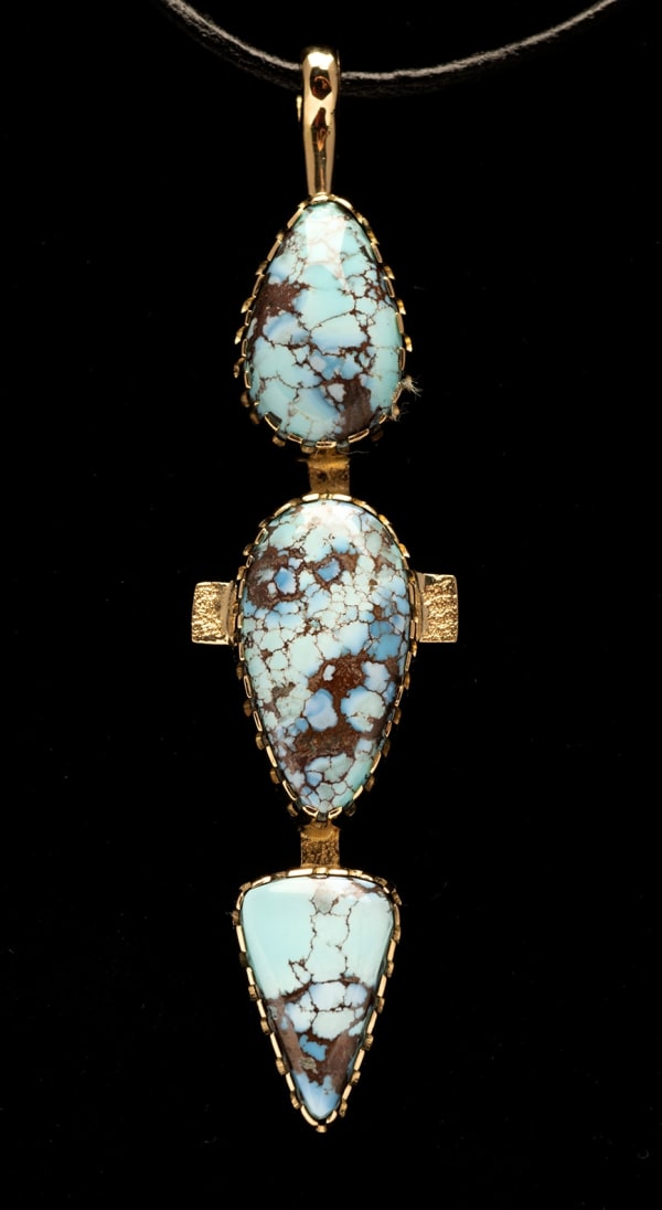 Yazzie Johnson and Gail Bird, Pendant, 2024