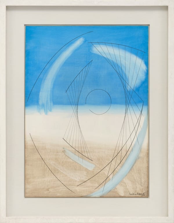 Barbara Hepworth, Atlantic Form (Blue)