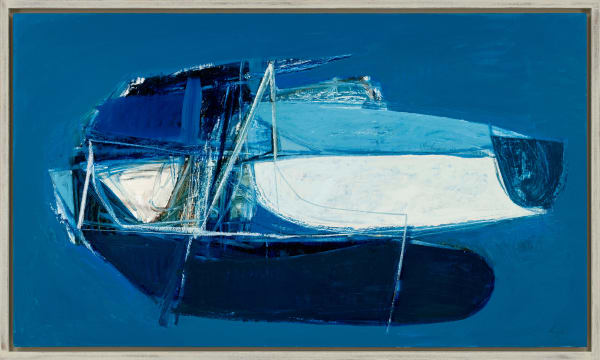 Leigh Davis, Boat with Blue Keel, Gweek