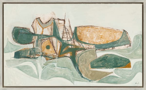 Leigh Davis, Reclining Nude on Blankets