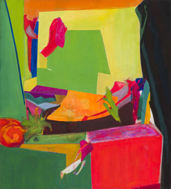 Gary Wragg, Still Life with Black Curtain