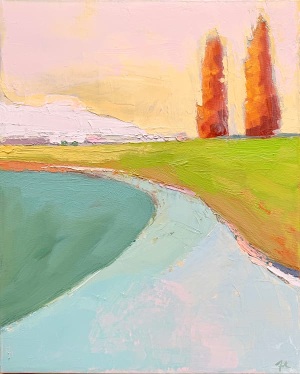 Andrew Faulkner, Orange Cypress, 2025