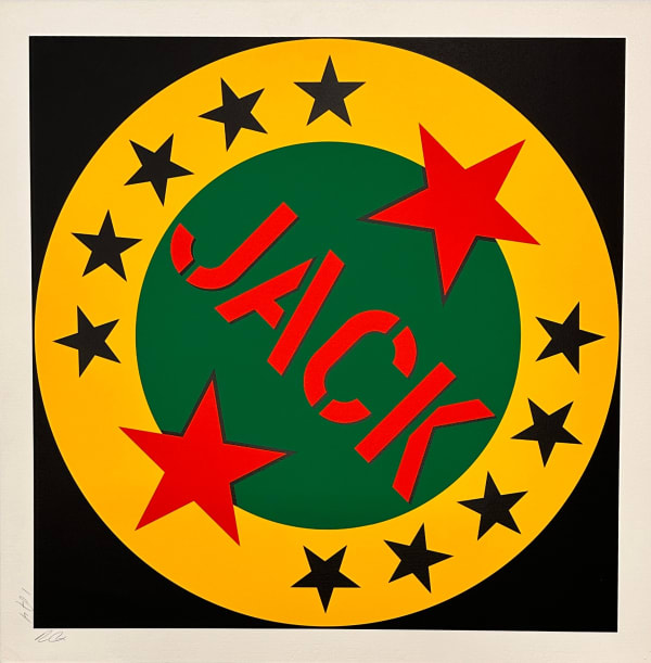 Robert Indiana, JACK from The American Dream # 2 series, 1982