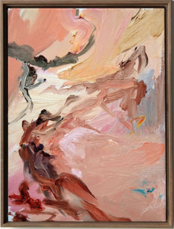 Rachel Valdes Paisaje 3, 2021 Oil on canvas 15 3/4 x 13 in 40 x 33 cm