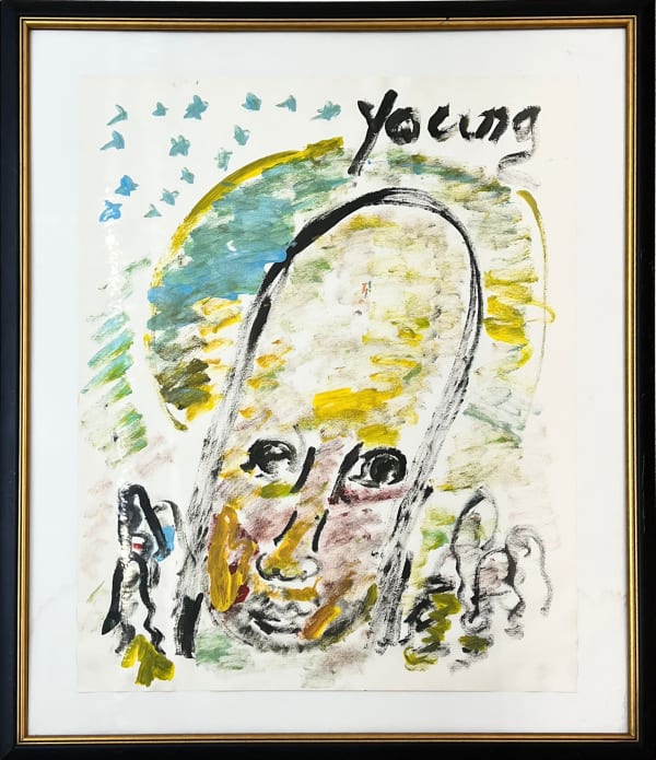Purvis Young Overlooking the Past, N.D. Mixed media on paper 26 x 20 in 66 x 50.8 cm