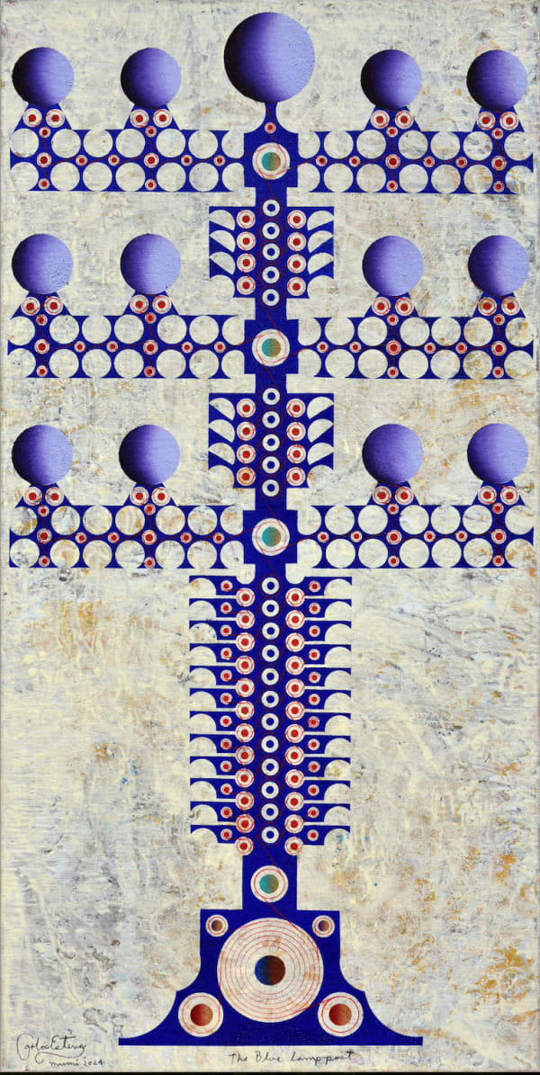 Carlos Estevez, The Blue Lamppost, 2024