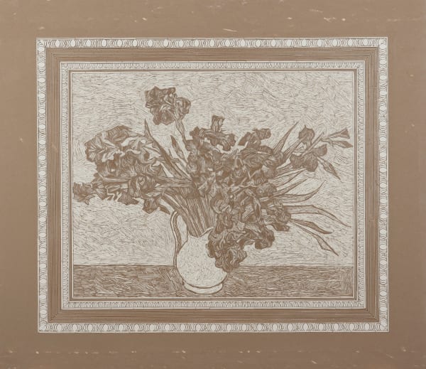 Pavel Acosta, Irises by Vincent van Gogh, From the series 'Stolen from the Met', 2019