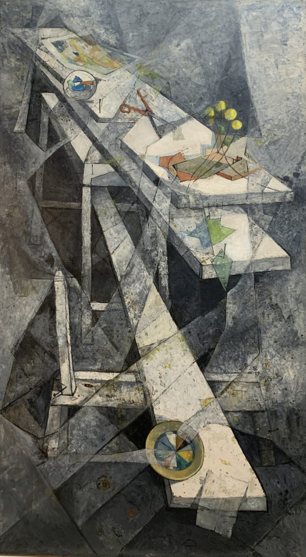 Angel Acosta Leon, Formas Sobre Tablas Blancas, 1959