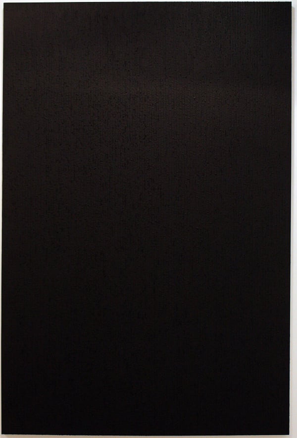 J. Roberto Diago Untitled, 2014 Mixed media on canvas (Small strips of canvas painted individually and collaged on canvas) 120 x 79 in 304.8 x 200.66 cm