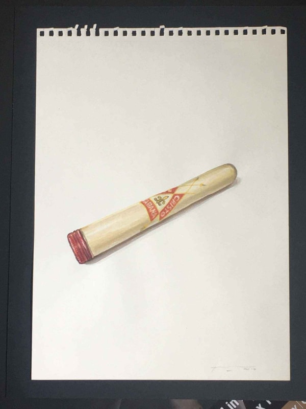 Jose Toirac La Crisis de los 50, 2016 Watercolor on heavy paper 12 x 9 in 30.48 x 22.86 cm