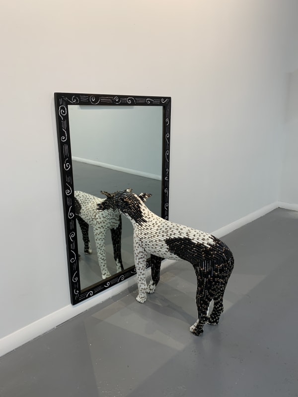 Osley Ponce Mondo Cane, 2014 Pencils and mixed media 20 x 26 1/2 x 20 in 50.8 x 67.3 x 50.8 cm