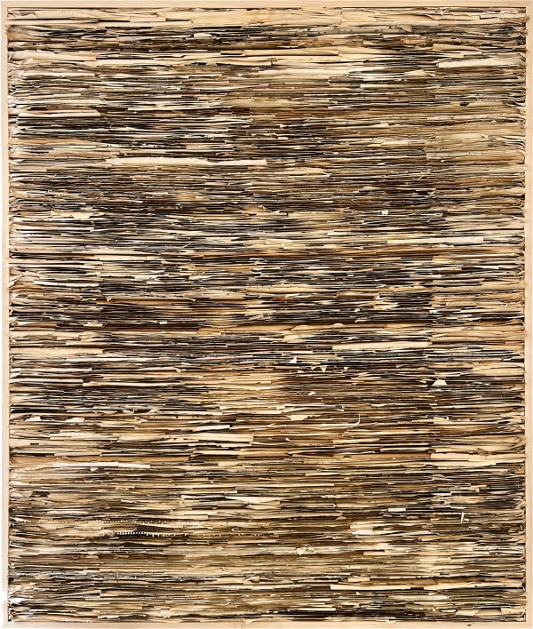 José Manuel Fors Palimpsesto R, 2018 Mixed media 57 x 48 in 144.8 x 121.9 cm
