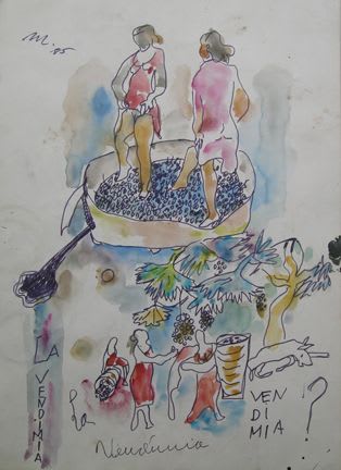 Mariano Rodriguez, La Vendimia, 1985