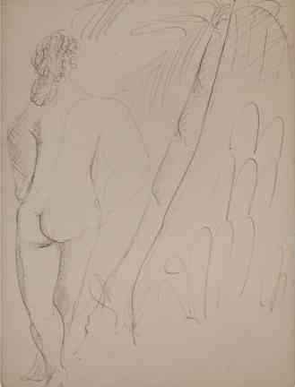 Mariano Rodriguez, Mujer y cocotero, 1942