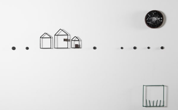 Carolina Sardi Home, 1997-2023 Painted Steel 36 x 57 x 3 in 91.4 x 144.8 x 7.6 cm