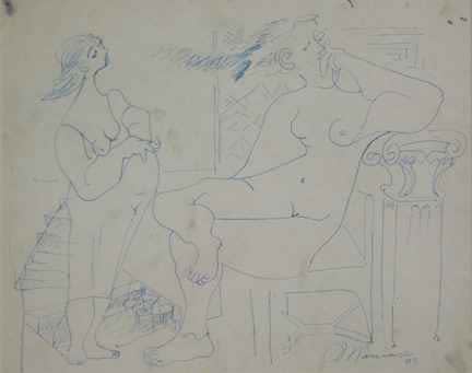 Mariano Rodriguez, Untitled, 1943