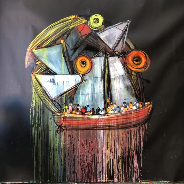 Kcho, Rostro Enmascarado, 2020