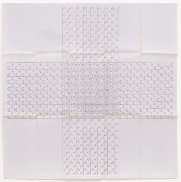 León Ferrari Cruce from The Architecture of Madness series, 1983 Heliograph 39 x 39 in 99.1 x 99.1 cm Open Edition