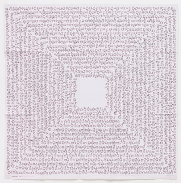 León Ferrari Espectadores from The Architecture of Madness series, 1981 Heliograph 39 x 39 in 99.1 x 99.1 cm Open Edition