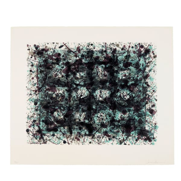 Sam Francis Untitled , 1979 Offset lithograph on Fabriano Artistico paper 18 1/2 x 23 1/8in 47 x 58.7cm sheet 25 1/16 x 28 3/8in 63.7 x 72.1cm 66 of 75 plus 10 AP