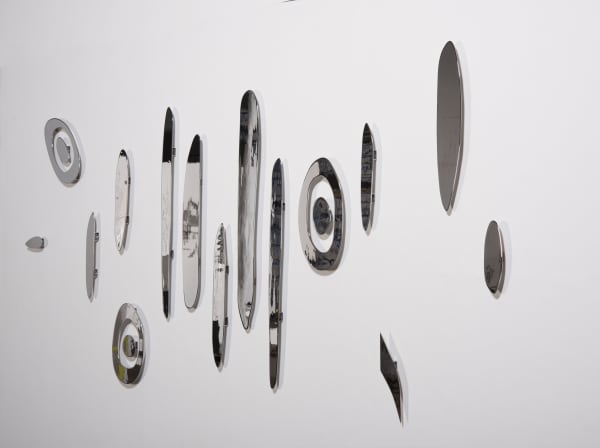 Carolina Sardi DD's Moonlight Dream, 2019 Chrome Plated Steel 55 x 109 3/4 x 1 3/4 in 139.7 x 278.8 x 4.4 cm