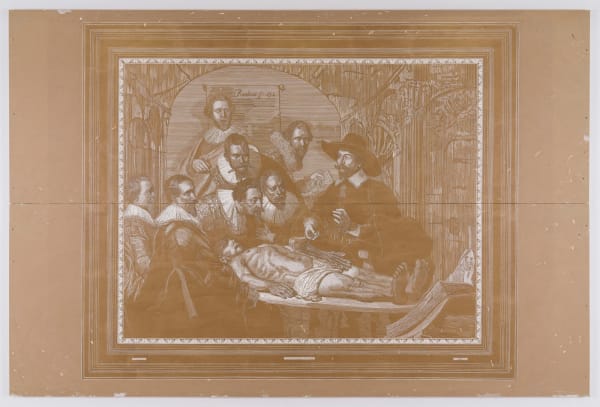 Pavel Acosta, “The Anatomy Lesson of Dr. Nicolaes Tulp, by Rembrandt van Rijn”. From the series: Stolen from The Mauritshuis, 2024