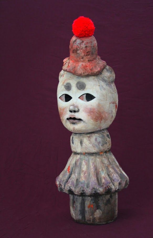 Mariana Monteagudo Ballerina (Canvas Doll Series), 2018 Mixed Media 32 x 13 in 81.28 x 33.02 cm