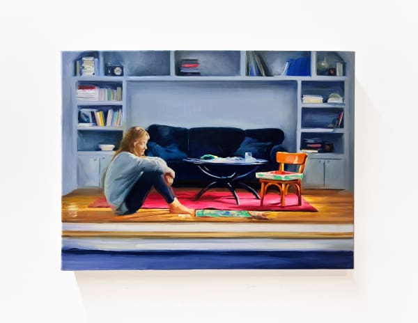 Leticia Sanchez Toledo The game, 2025 Oil on linen 12 x 16 in 30.5 x 40.6 cm