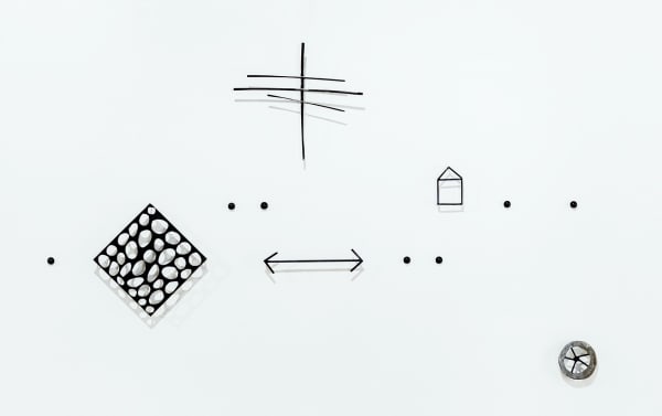 Carolina Sardi Metaxy, 1999-2007 Painted Steel and Welded Steel 51 x 83 1/4 x 2 in 129.5 x 211.5 x 5.1 cm