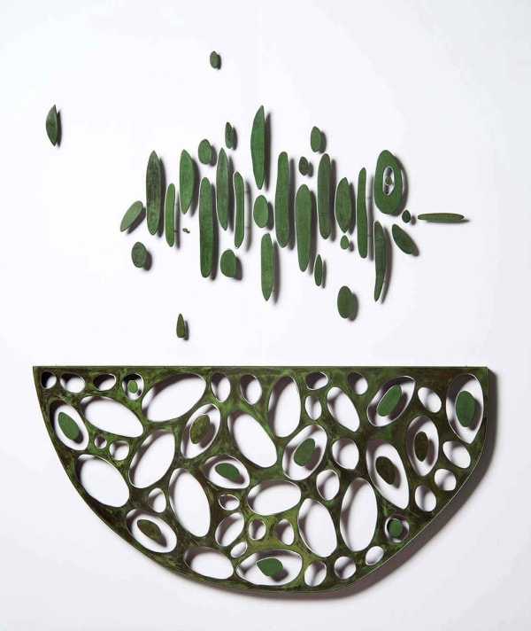 Carolina Sardi Noah's ark, 2016 Steel Patina and Wax on Steel 80 x 67.50 x 2 in