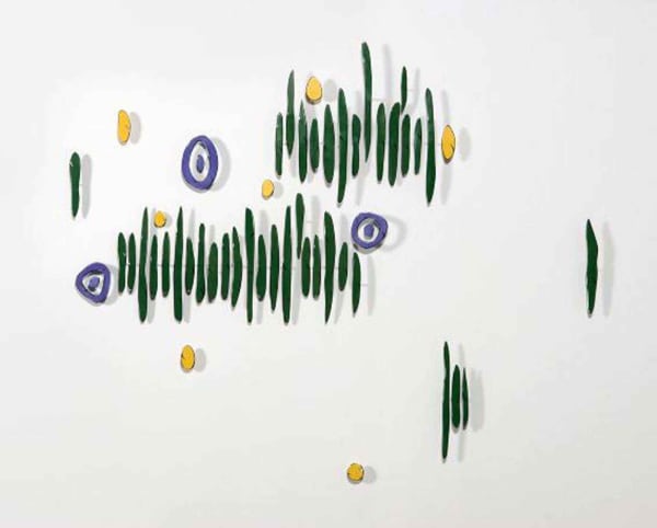 Carolina Sardi, Green, Lavender and Yellow, 2007