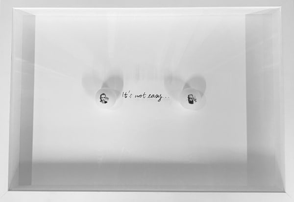 Sandra Ramos Power Ball, 2015 Plastic ball, acrylic engraving 15 x 20 in 38.1 x 50.8 cm